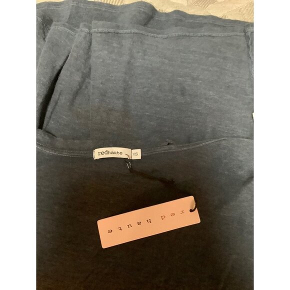 Red Haute Blue Linen Ruffle Sleeve Top -- NWT -- XS - Picture 9 of 10